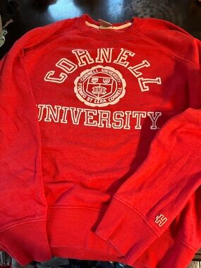 HOMAGE Red Crewneck Sweatshirt with USA Tag